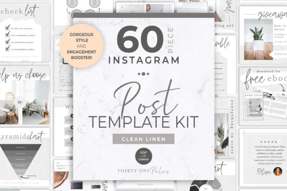 60 Instagram Post Templates Canva: Elevating Brand Consistency with Style and Efficiency