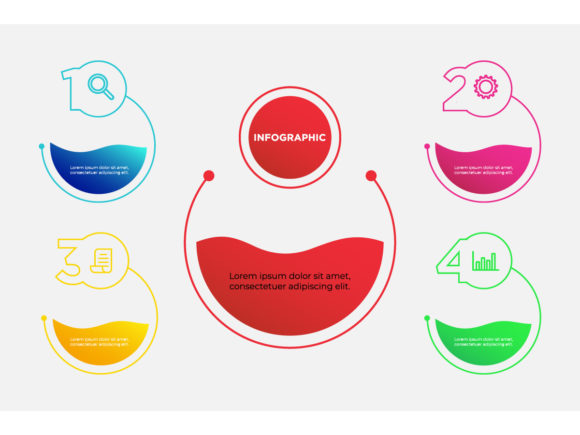 Business Process Gradient Infographics: Strategic Tools for Clear Communication and Effective Planning