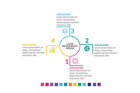 Circle and Square Themed Infographics: A Modern Visual Tool for Clarity and Design