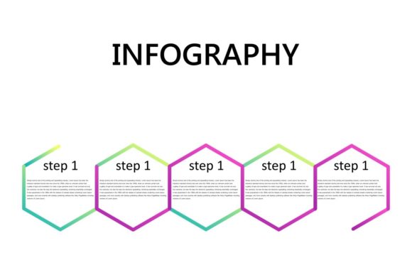 Strategic Use of Infographics 4 Steps Vector Design for Clear Communication and Brand Impact
