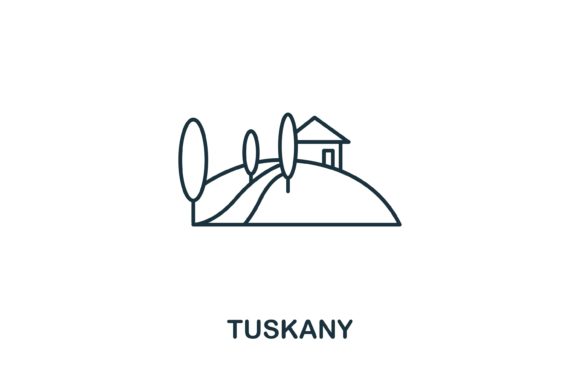 Tuscany Icon from Italy Collection: A Versatile Design Resource